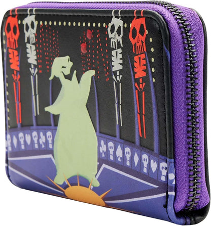 HOTLoungefly Nightmare Before Christmas Oogie Boogie Glow Zip Around Wallet