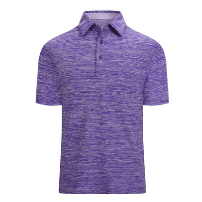 HOTDamipow Premium Golf Shirts for Men Dry Fit Performance Polo Short Sleeve Collared Shirt