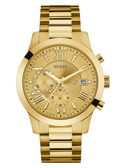 HOTGuess Men's Analog Dress Watch| Stainless Steel Case| 50M Water Resistance