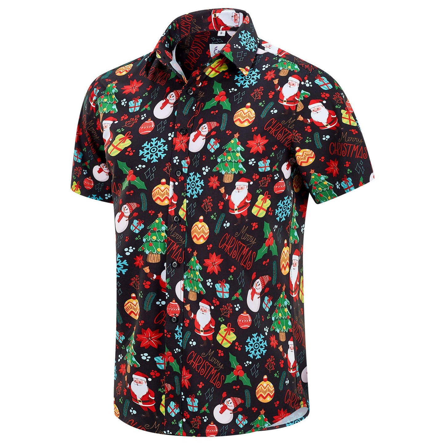 HOTEUOW Men's Hawaiian Shirt Short Sleeve Printed Button Down Beach Shirts