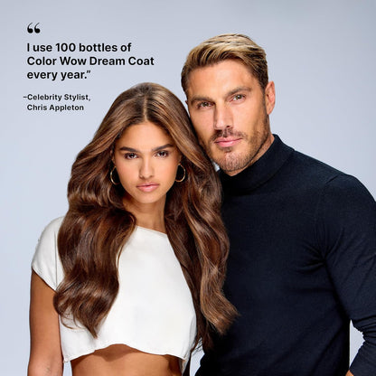 HOTCOLOR WOW Dream Coat Supernatural Spray, Anti-Humidity Frizz Control and Heat Protectant for Glassy, Shiny Hair