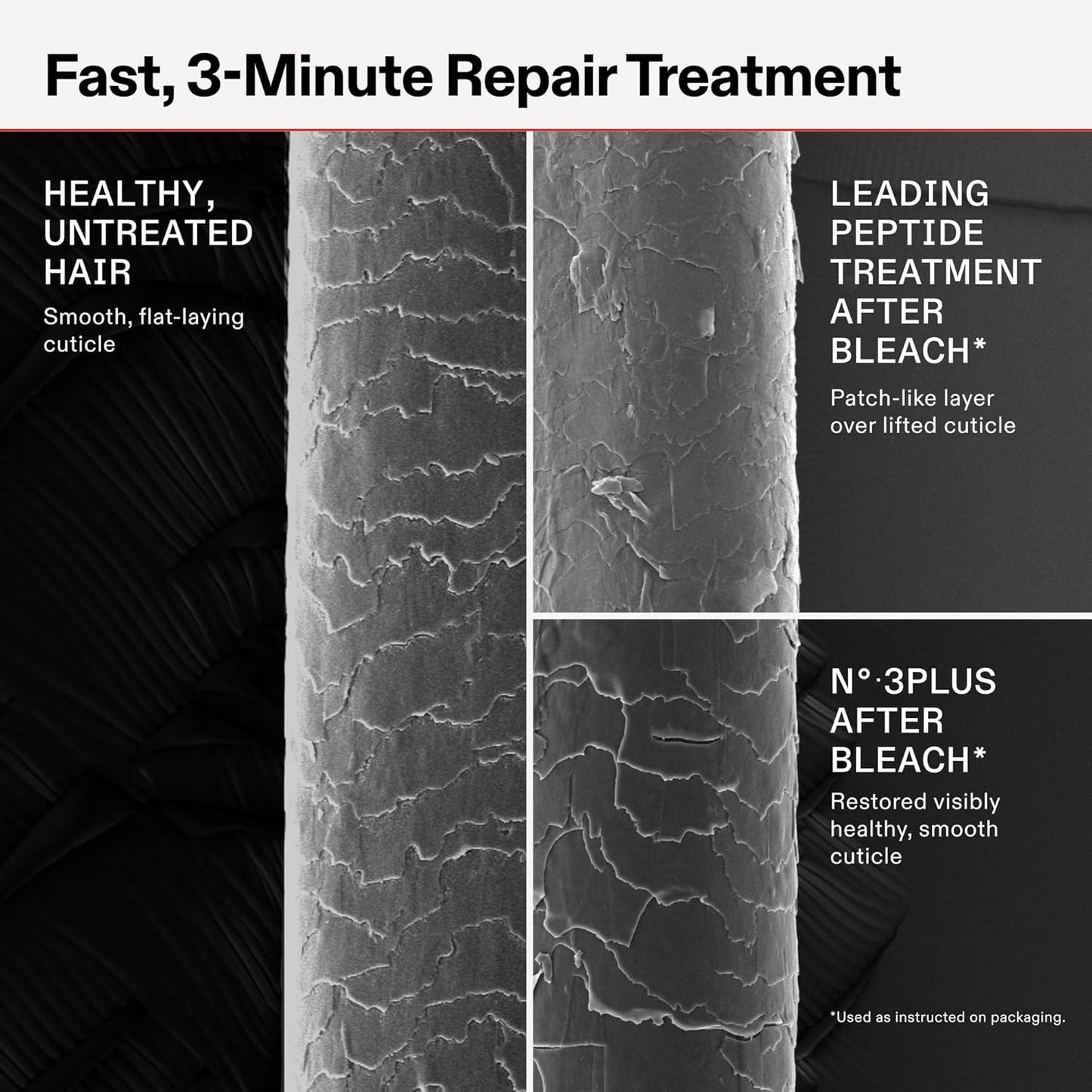 HOTOlaplex N°.3PLUS Complete Repair Treatment: 3-minute Pre-shampoo Treatment to Immediately Repair Hair Damage for Softer, Stronger Hair | For Coily, Curly, Straight, and Wavy