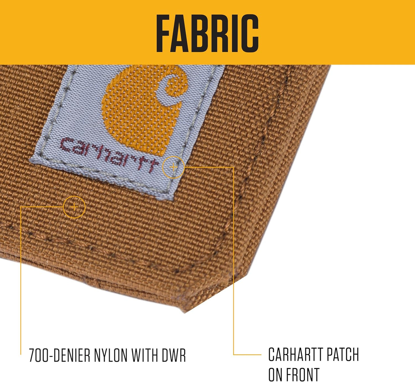 HOTCarhartt Womens 700D Nylon Duck Zippered Wallets, Bifold and Card Keeper Options