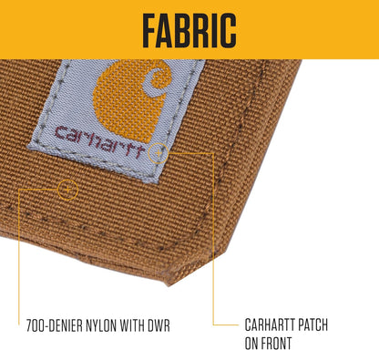 HOTCarhartt Womens 700D Nylon Duck Zippered Wallets, Bifold and Card Keeper Options