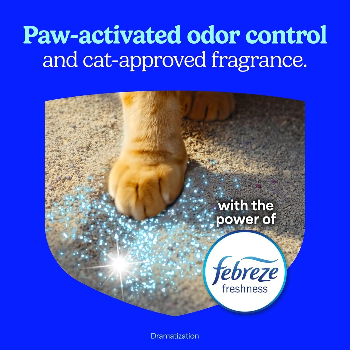 HOTFresh Step Advanced Ever Fresh Multi Cat Clumping Litter with Febreze Freshness, Ammonia Block Technology, Ultra Absorbent, 16 lb. Box, Pack of 2
