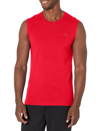 HOTChampion Men's Muscle Tank, Classic Graphic Muscle Tee, Sleeveless T-shirt for Men (Reg. Or Big & Tall)