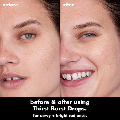HOTe.l.f. SKIN Holy Hydration! Thirst Burst Drops, Serum For A Radiant Complexion Instantly & Over Time, Made With Hyaluronic Acid, Vegan & Cruelty-Free