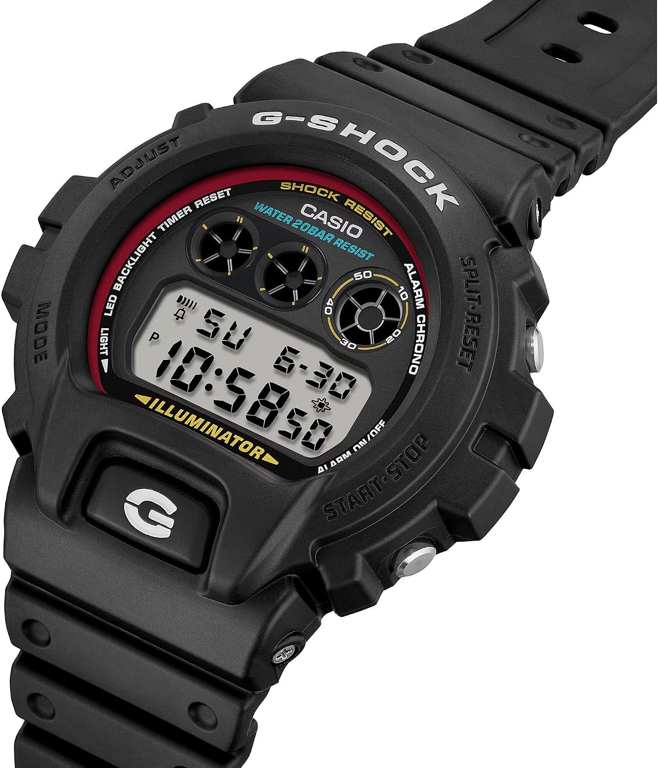 HOTCasio G-Shock Iconic Original Colors Digital Watch DW6900RL-1