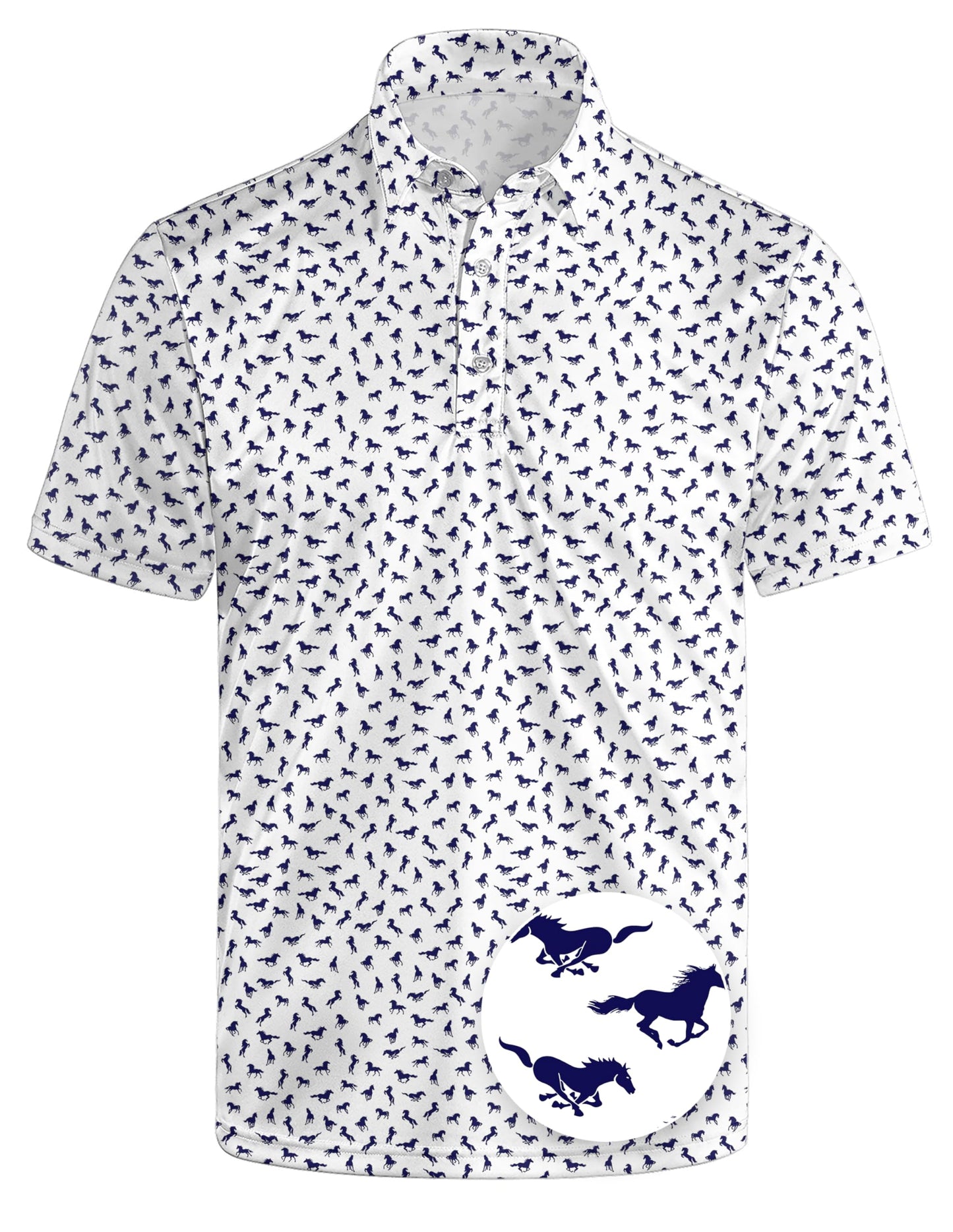 HOTGolf Polo Shirts for Men Funny Print Quick Dry Short Sleeve Performance Golf Shirts Moisture Wicking Polo Shirts