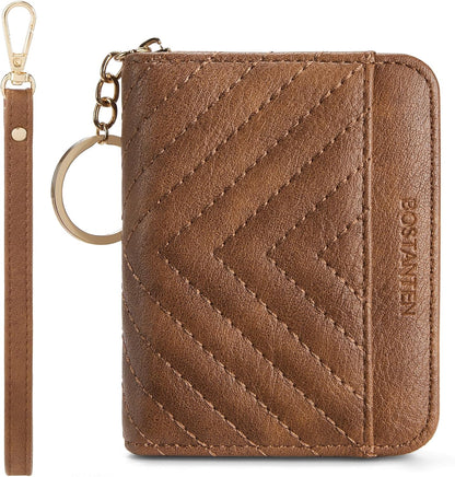 HOTBOSTANTEN Small Sling Bag for Women ＆ Leather Wallet Women RFID Blocking Credit Card Holder