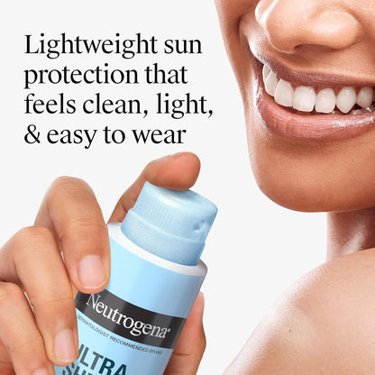 HOTNeutrogena Ultra Sheer Dry Touch Sunscreen Spray SPF 70 Broad Spectrum UVA UVB Protection Lightweight Water Resistant up to 80 Minutes PABA Oxybenzone Free, 3-pack of 5 oz
