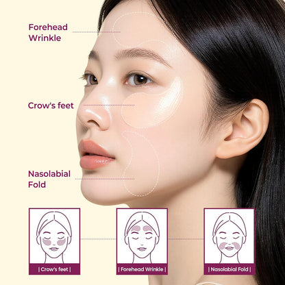 HOTDr.Melaxin Calcium Volume Under Eye Patches for Puffy Eyes & Dark Circles, Hydrogel Eye Mask for Wrinkles, Fine Lines & Sagging Skin, Firming Collagen Eye Patch, Korean Skin Care (60 Count)