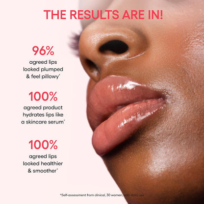 HOTGlaze Craze Tinted Lip Serum: Hydrating, Lip Barrier-Boosting, Softening Lip Serum Treatment for Glossy & Buildable Shine