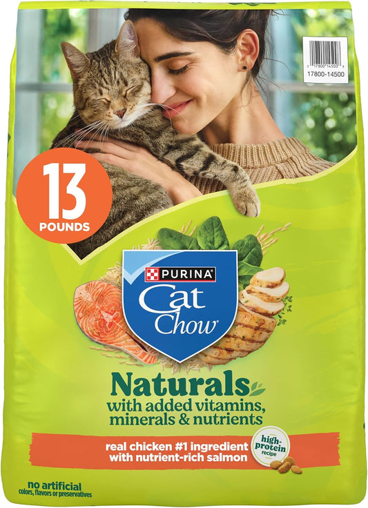 HOTPurina Cat Chow Naturals With Added Vitamins, Minerals and Nutrients Dry Cat Food, Naturals Original - 13 lb. Bag