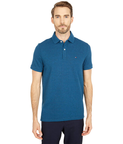 HOTTommy Hilfiger Mens Short Sleeve Cotton Pique Polo Shirt in Regular Fit