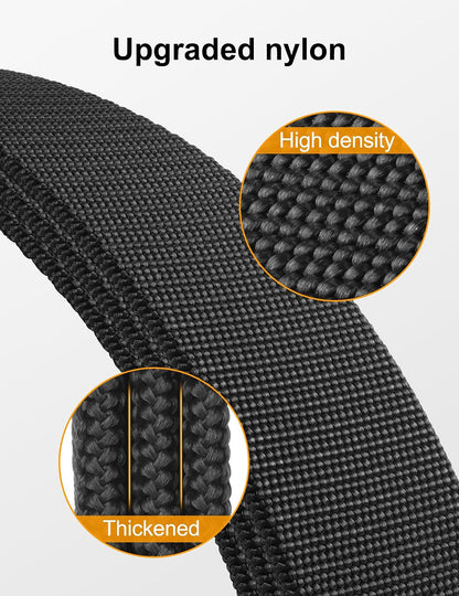 HOTJUKMO Men's Stretch Tactical Belt, 1.5" Elastic Nylon Web with Flip Buckle | Quick Release Belt for Military Work Rigger Hiking