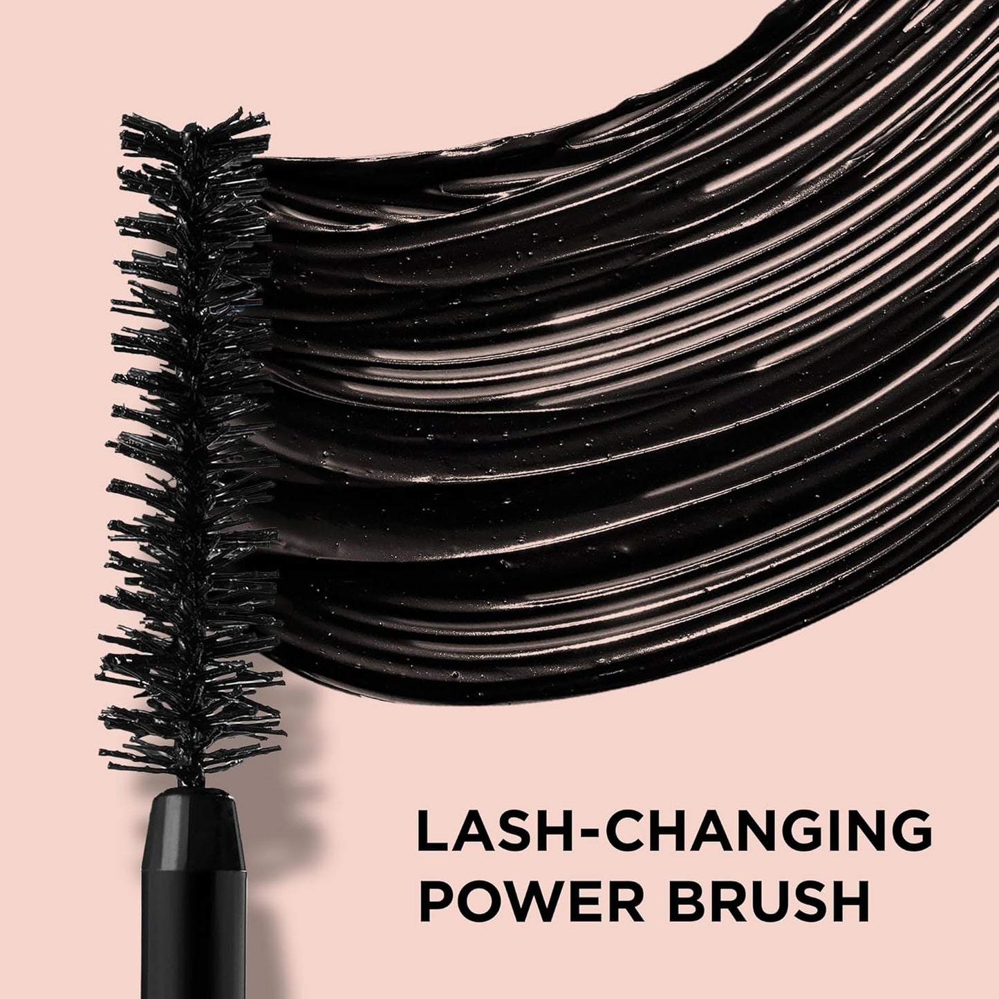 HOTIT Cosmetics Superhero Elastic Stretch Volumizing + Lengthening Mascara | Lifting & Curling Mascara with Lash-Loving Biotin, Hydrolyzed Collagen + Peptides, Great for Sparse Short + Long Eyelashes