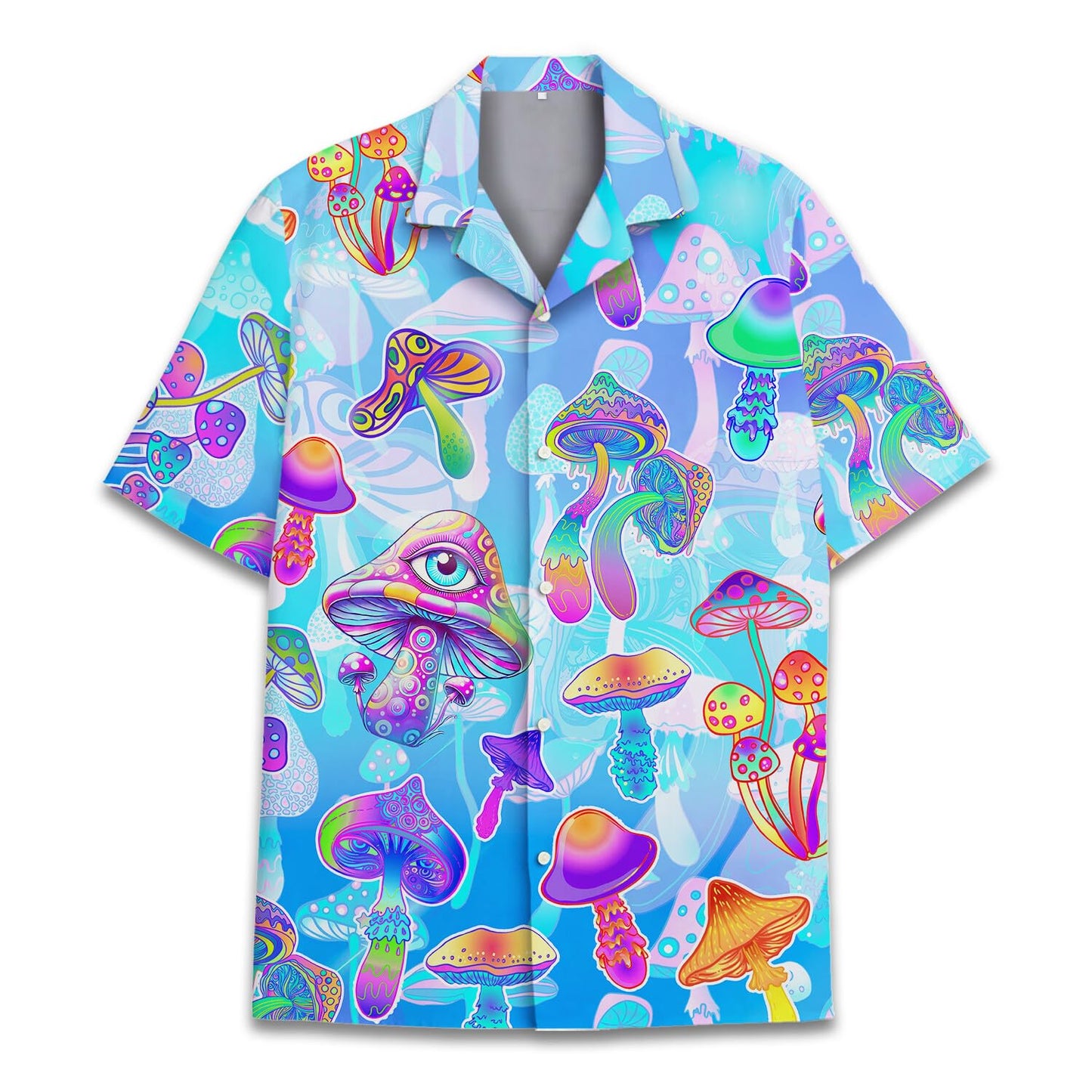HOTTropical Bigfoot Hawaiian Shirts for Men Women, Sasquatch Summer Beach Button Down Short Sleeve