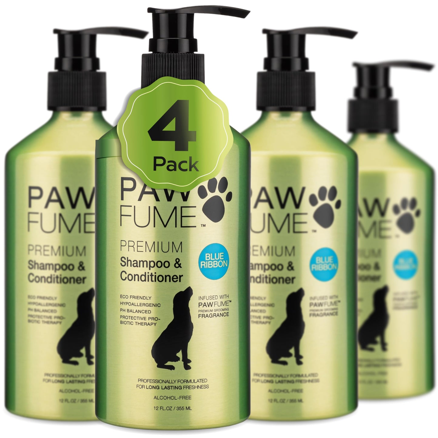 HOTPAWFUME Deshedding Dog Shampoo and Conditioner, Show Dog, 1-Pack – Nourish & Detangle for Silky Soft Coat – Probiotic, Deep-Cleaning, pH-Balanced Formula – Salon-Quality Shampoo for Dogs