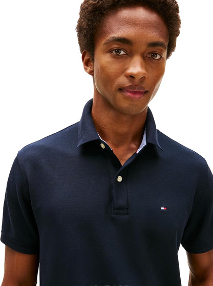 HOTTommy Hilfiger Men's Short Sleeve Moisture Wicking Stretch Polo Shirt With Quick Dry + Uv Protection