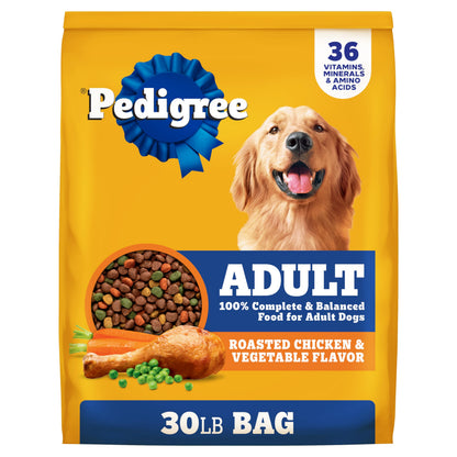 HOTPedigree Complete Nutrition Dry Dog Food, Steak & Vegetable, 18 lb
