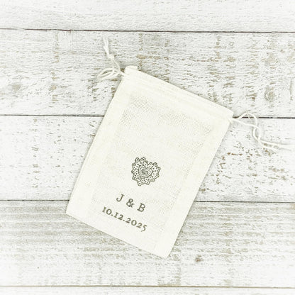 HOTPersonalized Wedding Ring Bag