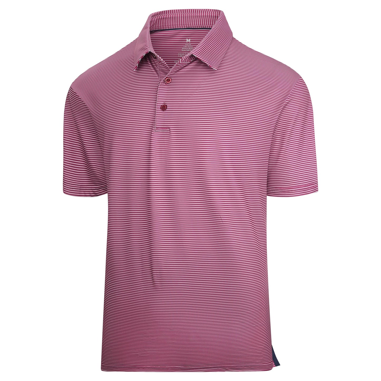 HOTAlex Vando Mens Golf Shirt Moisture Wicking Quick-Dry Short Sleeve Polo | UPF40,Soft & stretch,Sweat resistant,Multi-scene sports & office apparel