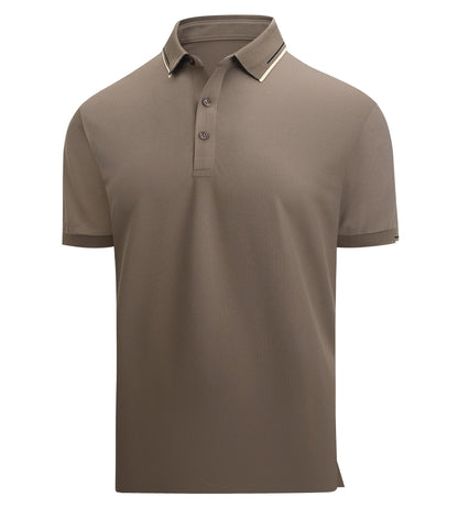HOTAlex Vando Mens Golf Shirt Moisture Wicking Quick-Dry Short Sleeve Polo | UPF40,Soft & stretch,Sweat resistant,Multi-scene sports & office apparel
