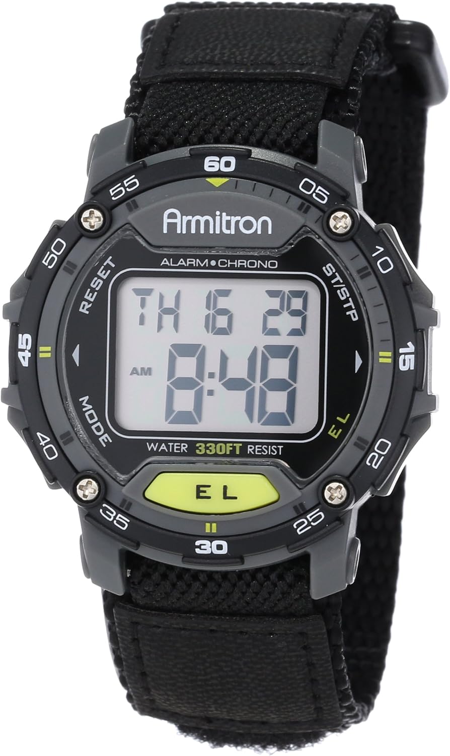 HOTArmitron Sport Unisex Digital Chronograph Nylon Strap Watch