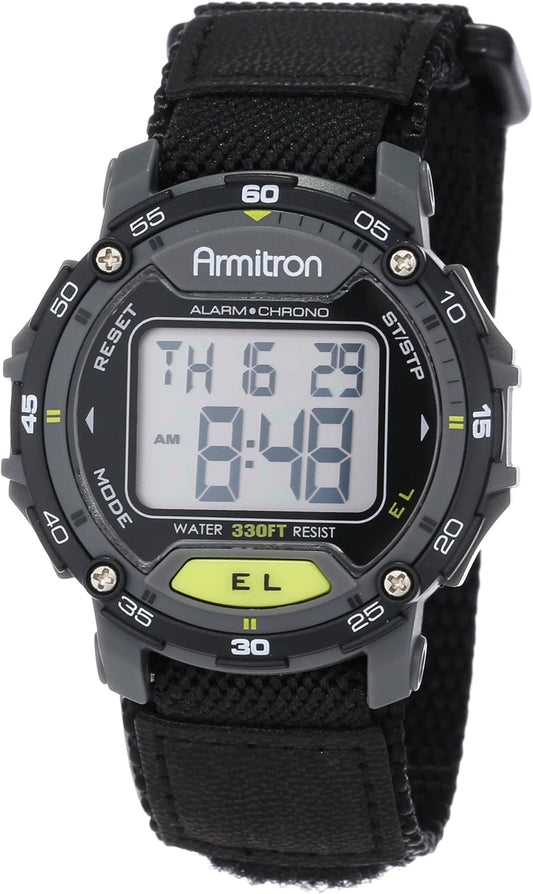 HOTArmitron Sport Unisex Digital Chronograph Nylon Strap Watch