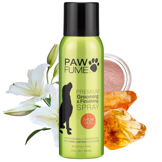 HOTPAWFUME Dog Perfume Spray Long Lasting Scent for Grooming, Show Dog, 1-Pack – Keep Your Pup Fresh All Day – Hypoallergenic, Alcohol-Free, Detangling Formula – Moisturizing Pet Cologne Spray for Dogs