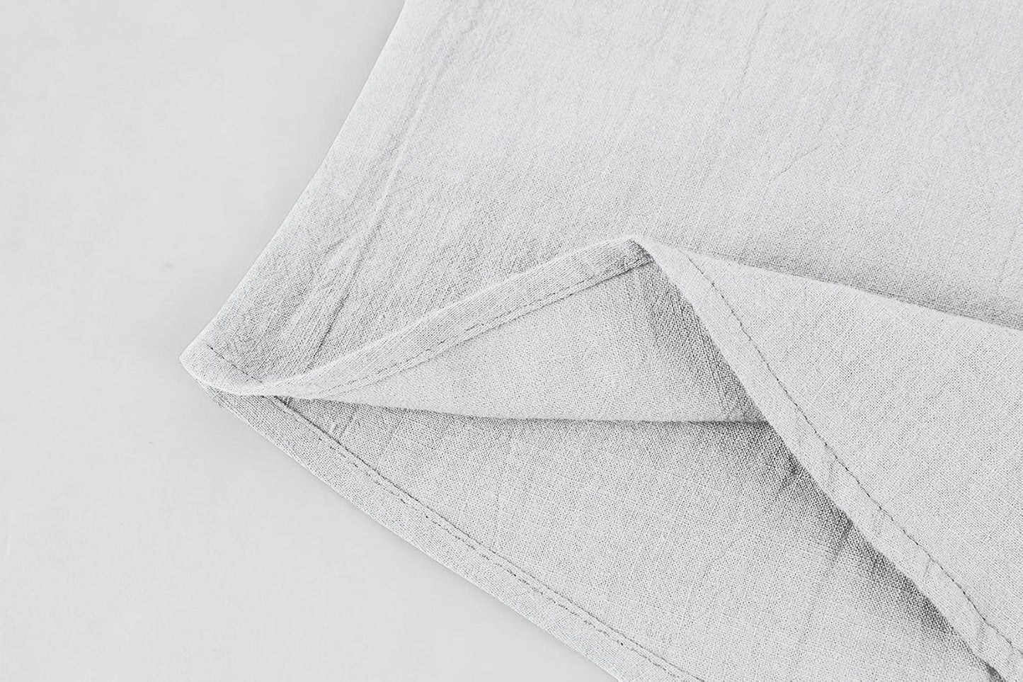 HOTRyannology Mens Linen Shirts Casual Cotton 3/4 Sleeve Regular-Fit Henley T-Shirt Summer Lightweight Beach Yoga Tops