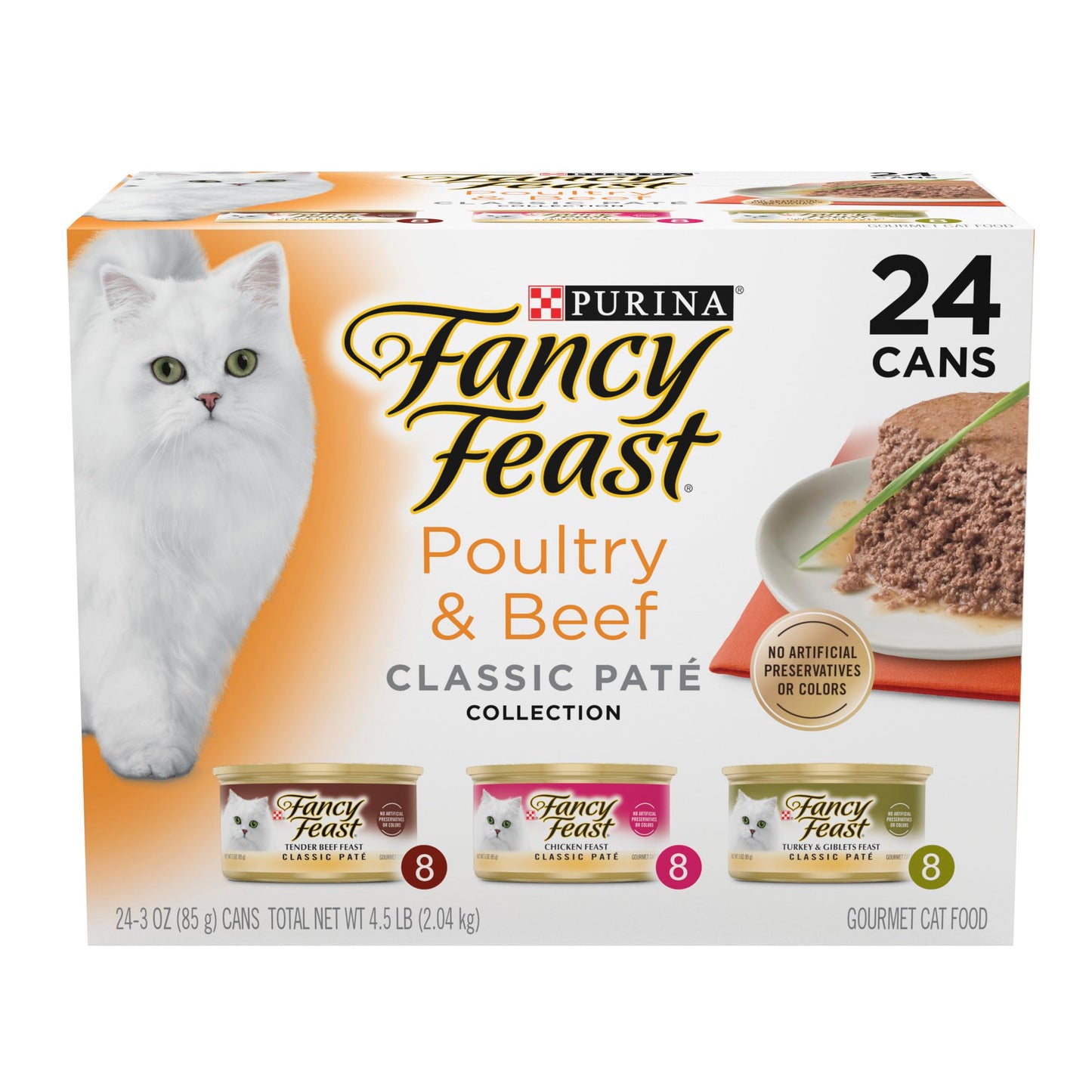 HOTPurina Fancy Feast Gourmet Wet Cat Food Variety Pack, Petites Gravy Collection, break-apart tubs, 24 servings - (Pack of 12) 2.8 oz. Tubs