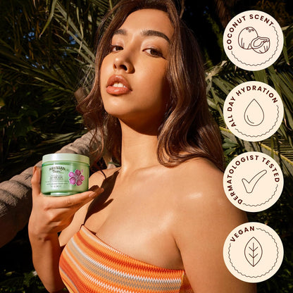 HOTHawaiian Tropic After Sun Body Butter with Coconut Oil, 8 oz, After Sun Lotion, After Sun Moisturizer, Coconut Body Butter, After Sun Care, After Sun Skin Care, 8 oz