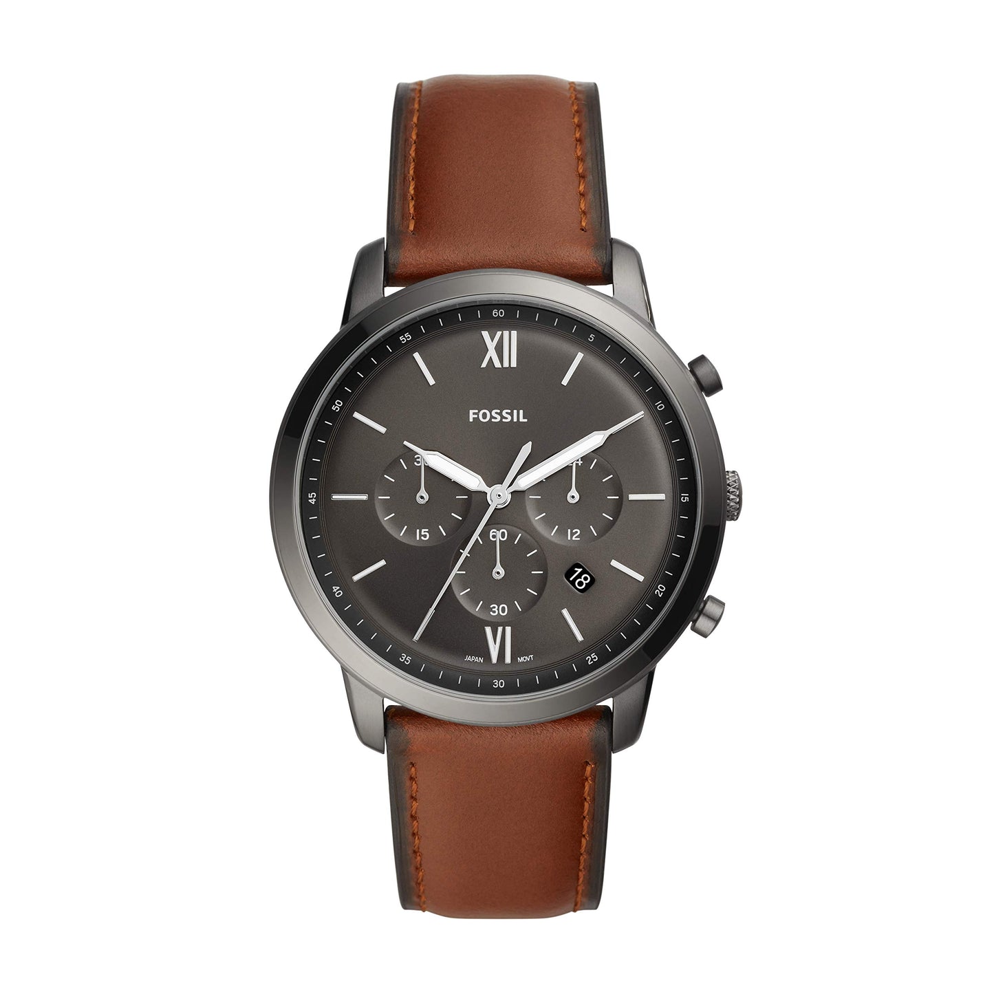 HOTFossil Men's Watch, Neutra Quartz Stainless Steel Chronograph Watch for Men
