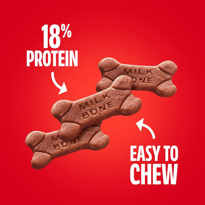HOTMilk-Bone Soft & Chewy Dog Treats, Made with Real Bacon, 25 Ounce Canister