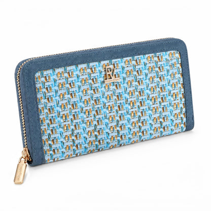 HOTClutch Wallet For Women, Leather RFID Blocking Wallet Women Large Capacity Credit Card Holder, Womens Billfolds and Wallets Gifts for Women Birthday, Ladies Wallet with Phone Holder, Zip Around