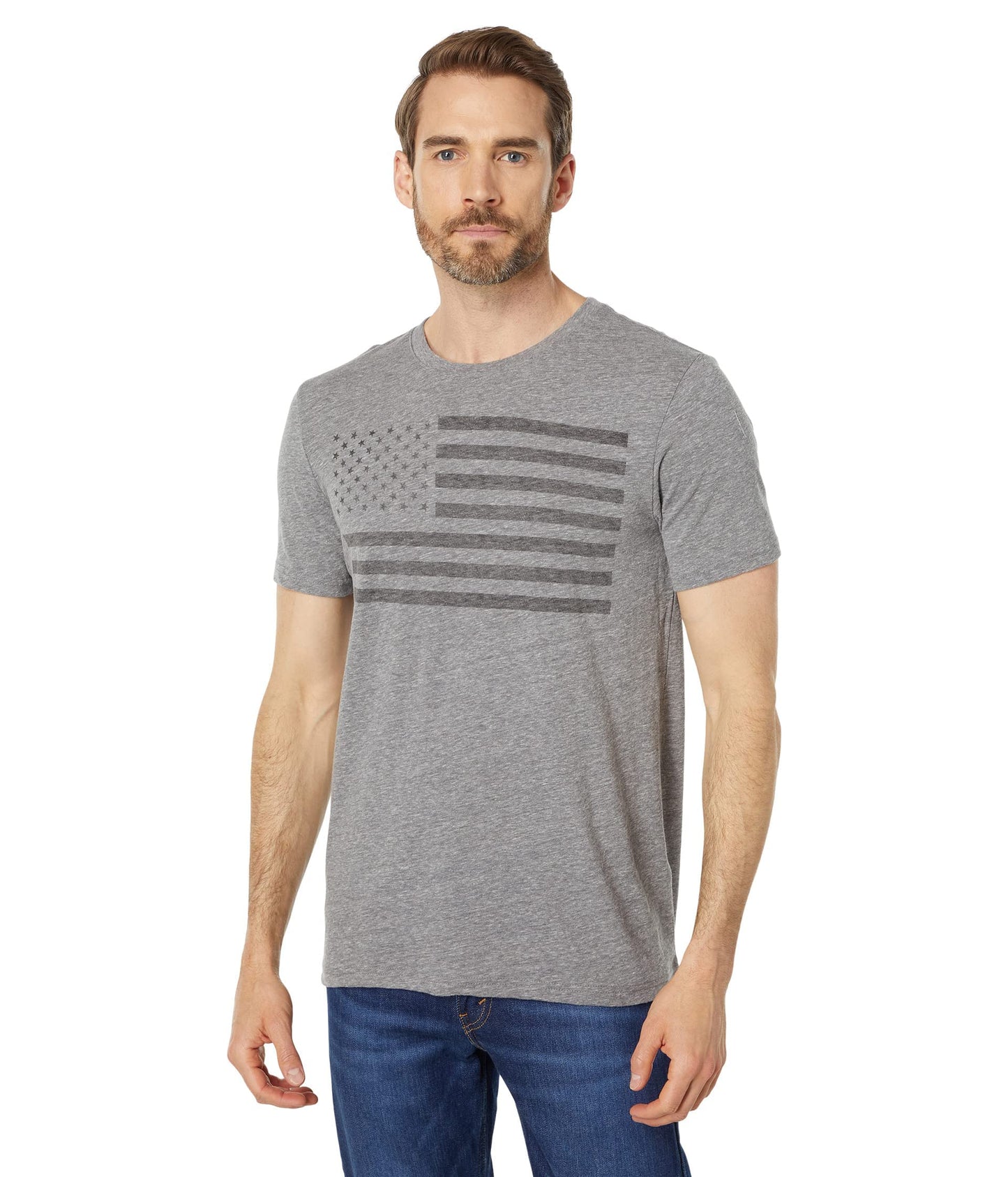 HOTLucky Brand USA Flag Graphic Tee