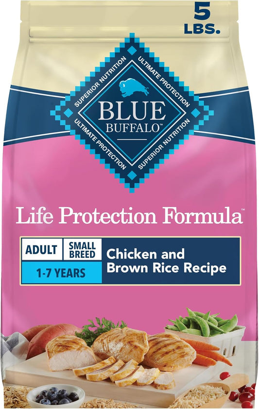 HOTBlue Buffalo Life Protection Formula Chicken Small Breed Dry Dog Food, 5 lb | Real Chicken #1 Ingredient, Antioxidant-Rich LifeSource Bits, Supports Higher Energy Needs, Formulated for Small Breed Dogs