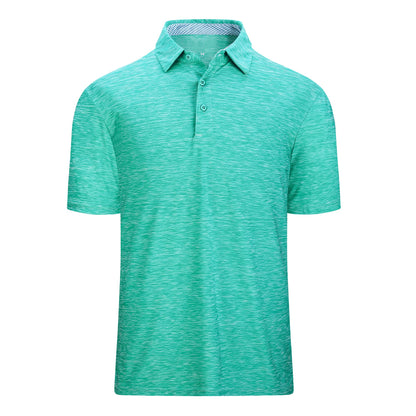 HOTDamipow Premium Golf Shirts for Men Dry Fit Performance Polo Short Sleeve Collared Shirt