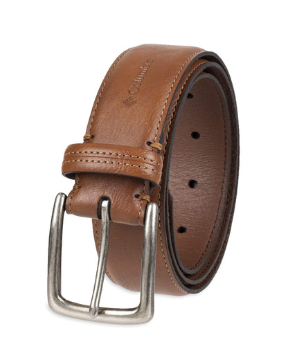 HOTColumbia Men's Casual Everyday Leather Belt – Jeans, Chinos and Daily Wear