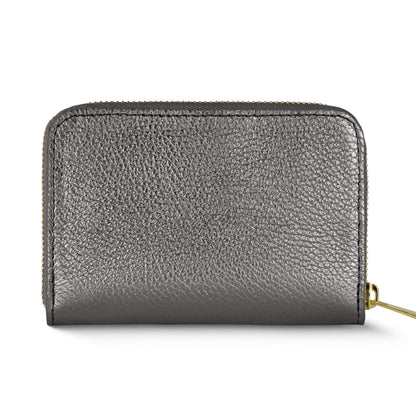 HOTMetallic Calf Leather Wallet
