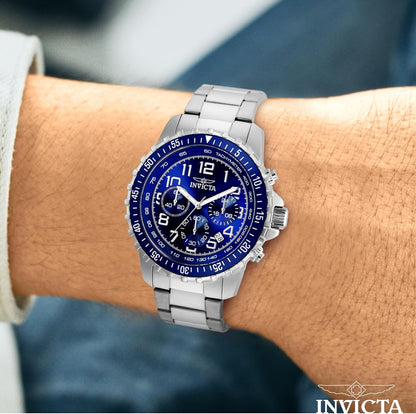 HOTInvicta Men's 1326 Invicta II Chronograph Black Dial Two-Tone Stainless Steel Watch