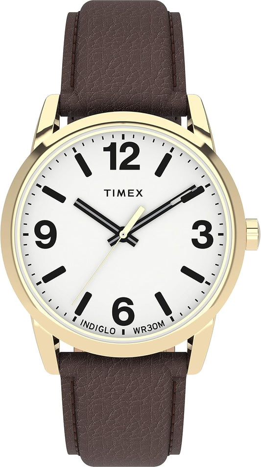 HOTTimex Easy Reader Leather Strap 38mm Watch