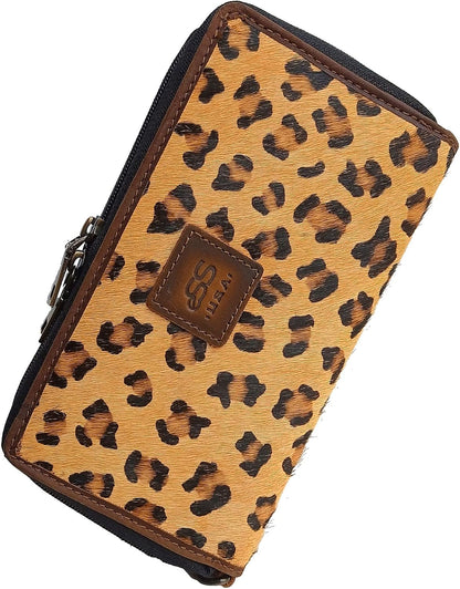 HOTLeopard Purses for teen wristlet wallets for women clutch organizers | - RFID Blocking 30 Credit Cards Phone and Checkbook Holder - Carry in your travel bag, tote -