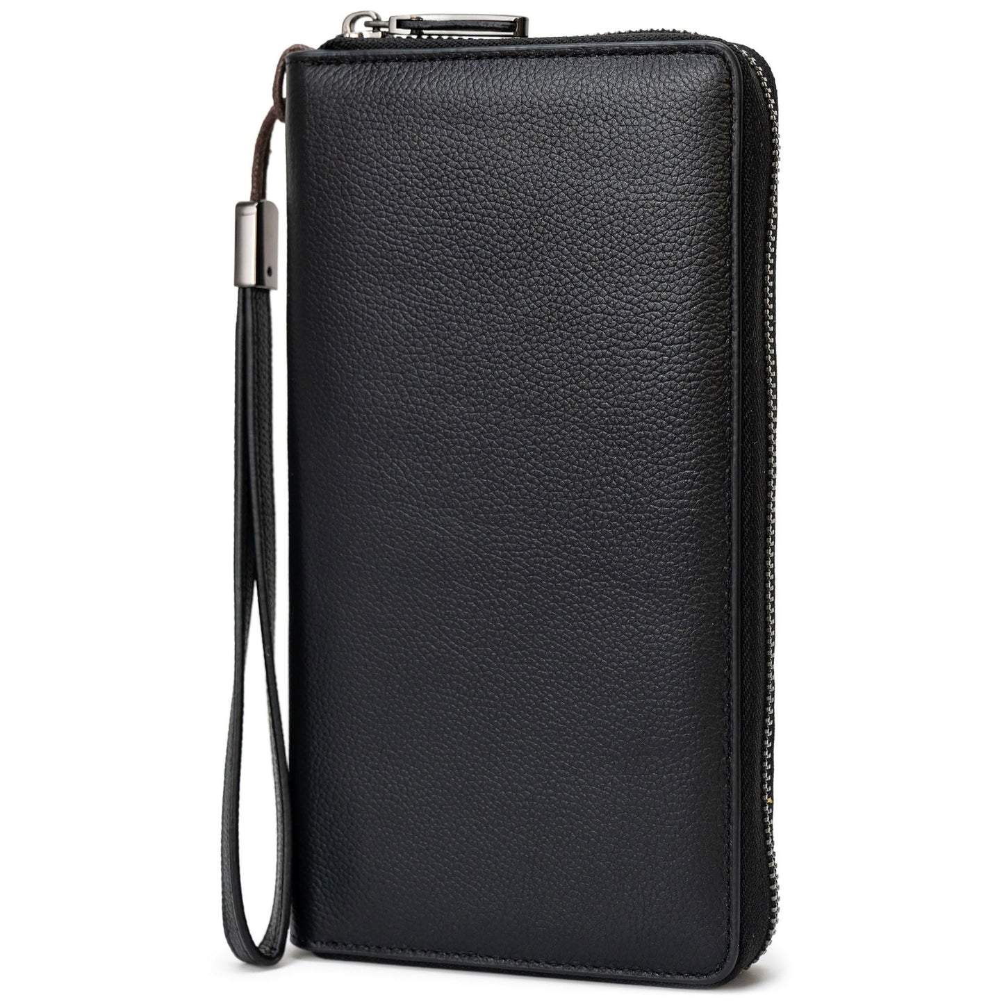 HOTBveyzi Women RFID Blocking Wallet Leather Zip Around Phone Clutch Large Capacity Ladies Travel Purse Wristlet