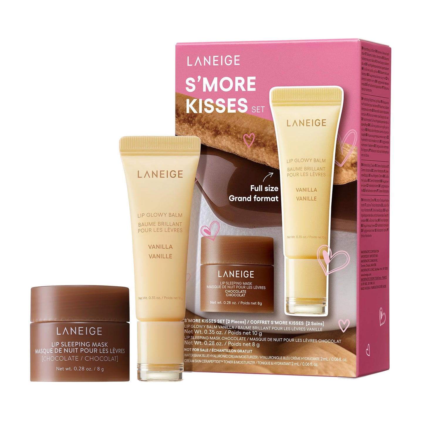 HOTLANEIGE Lip Glowy Balm: Sheer Tinted Lip Moisturizer with Shea Butter, for Hydrating Shine & Soft Lips