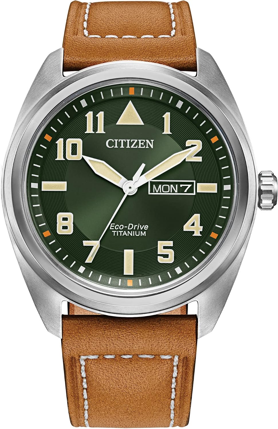 HOTCitizen Men's Eco-Drive Weekender Garrison Field Watch in Super Titanium
