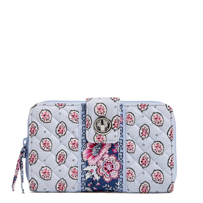 HOTCotton Turnlock Wallet With Rfid Protection