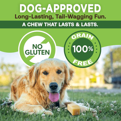 HOTEcoKind Yak Cheese Himalayan Dog Chews, Yak Chews for Large Dogs, 4-5 Bones | 1 Lb, Long Lasting for Aggressive Chewers, Only 3 Ingredient Natural High Protein Dental Dog Treats, No Additives or Lactose